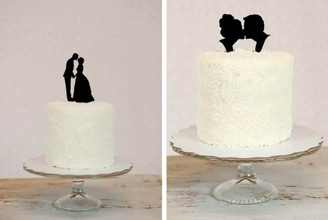 Silhouette-Wedding-Cake-Topper