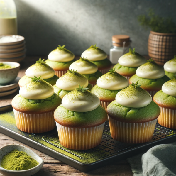 Muffins Au Matcha