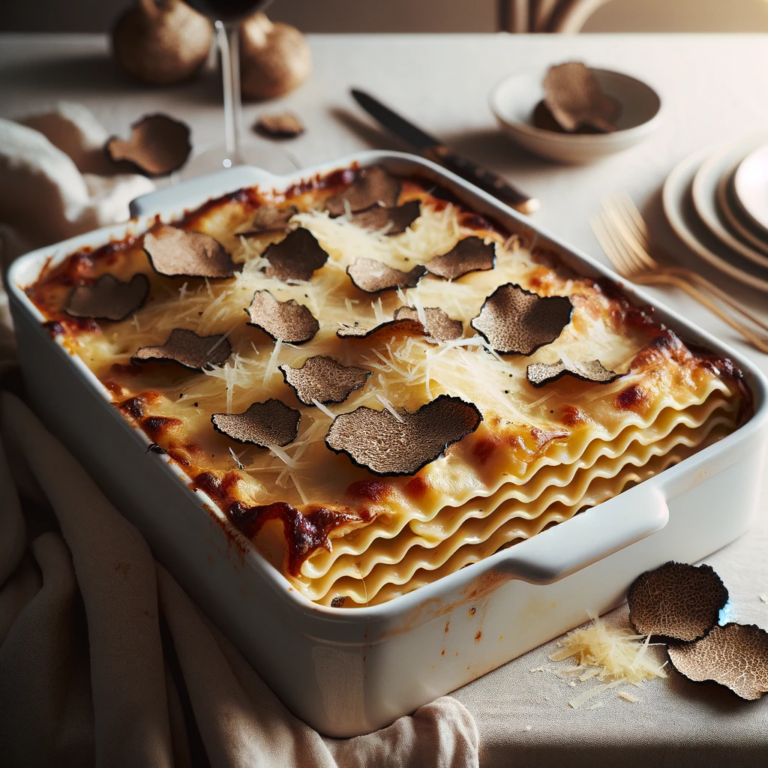 Lasagnes à la truffe et parmesan