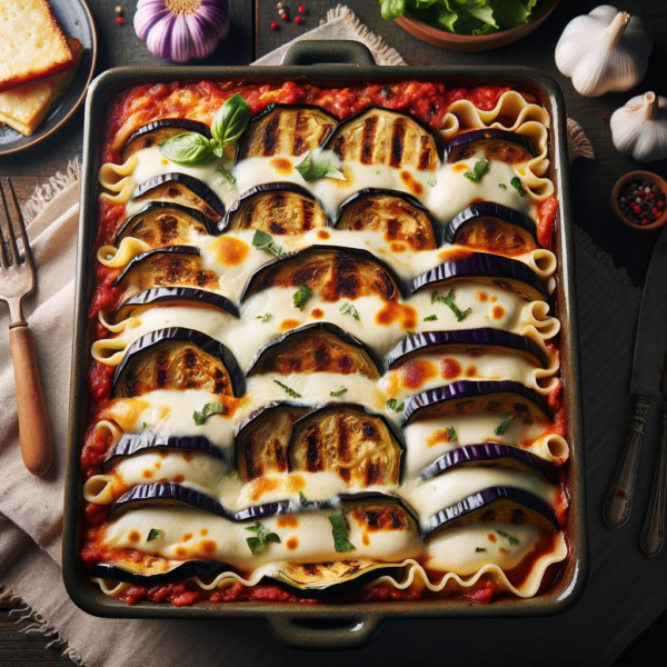 Lasagnes Aux Aubergines Et Mozzarella
