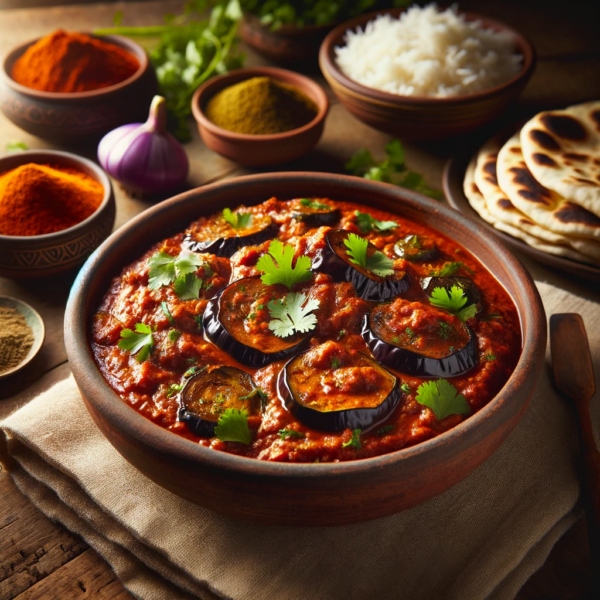 Baingan Bharta (Curry d'aubergine indien) Baingan Bharta (Curry d'aubergine indien)