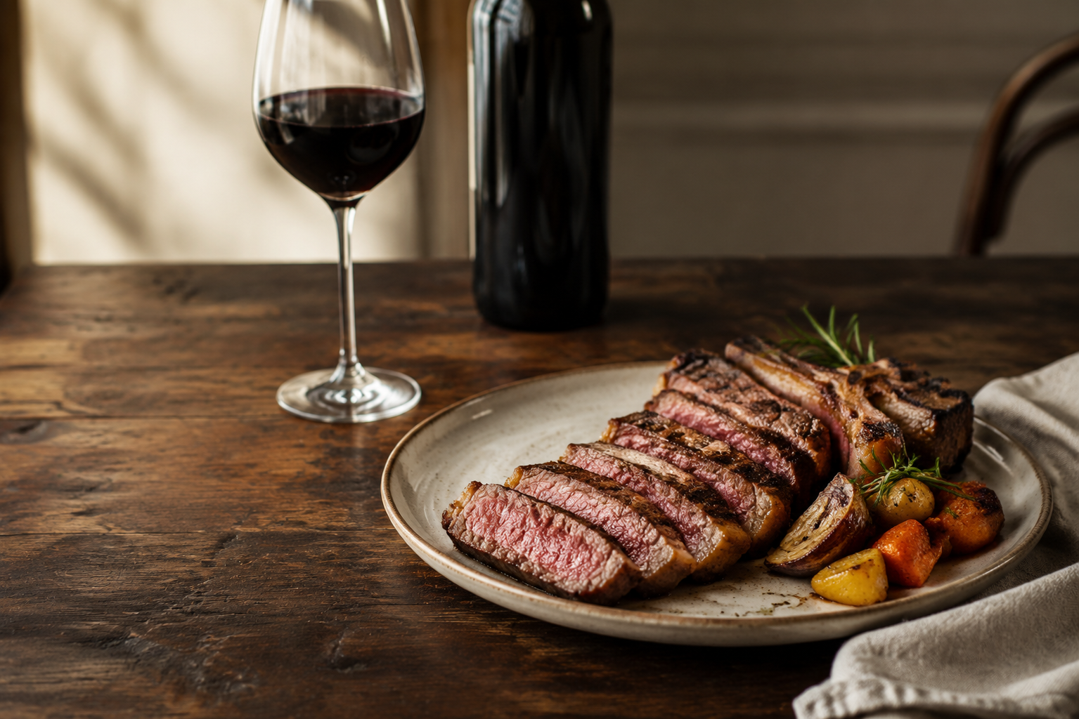 Quel vin choisir avec une viande rouge ?