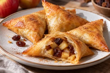 Bricks aux pommes et raisins secs