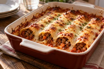 Cannelloni au bÅ“uf et aux lÃ©gumes