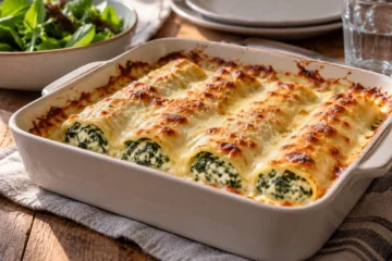 Cannelloni aux Ã©pinards et mascarpone