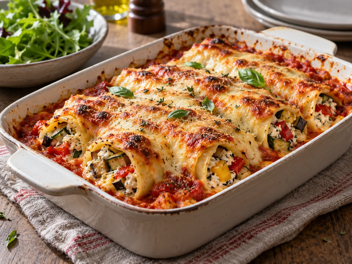 Cannelloni aux lÃ©gumes grillÃ©s