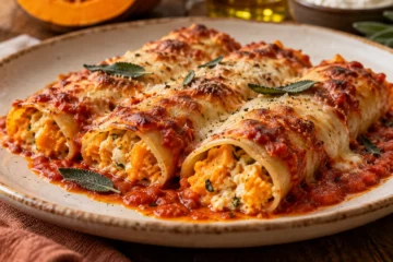Cannelloni au potiron et mascarpone