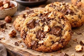 Cookies Ã  la Pralinoise et noisettes