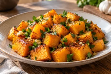 Courge sautÃ©e Ã  lâ€™ail et au persil