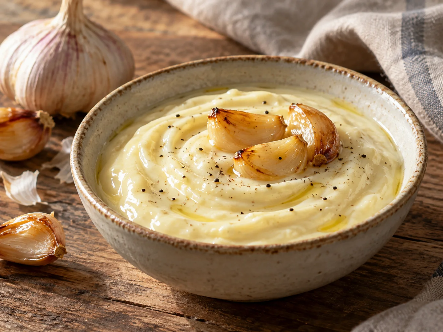 CrÃ¨me dâ€™ail douce et onctueuse