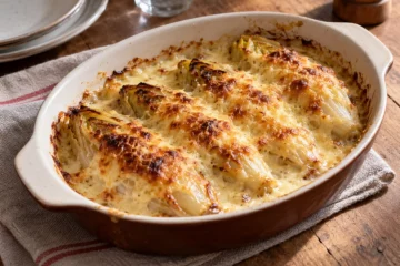 Endives gratinÃ©es au comtÃ©