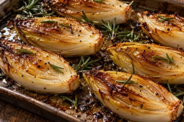 Endives rÃ´ties au miel avec romarin