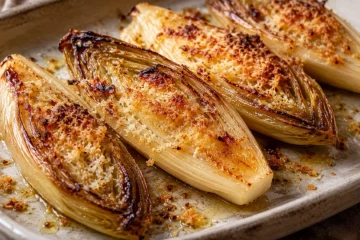 Endives rÃ´ties gratinÃ©es au parmesan
