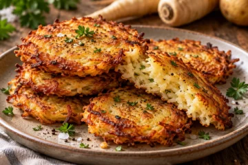 Galettes de panais et pommes de terre