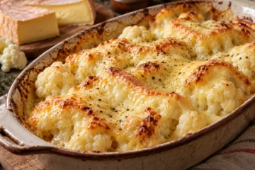 Gratin de chou-fleur au reblochon