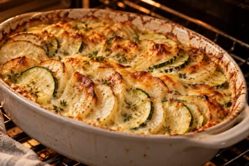 Gratin de panais et courgettes
