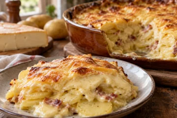 Gratin de pommes de terre au reblochon