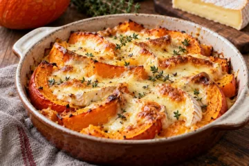 Gratin de potimarron au reblochon