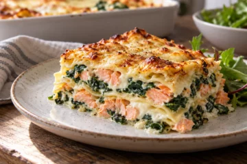 Lasagnes au saumon et Ã©pinards