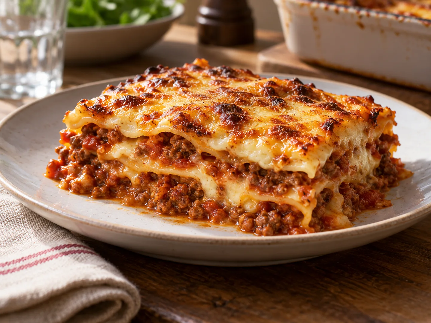 Lasagnes classiques Ã  la bolognaise