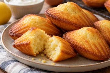 Madeleines au yaourt dorÃ©es avec bosse rÃ©guliÃ¨re