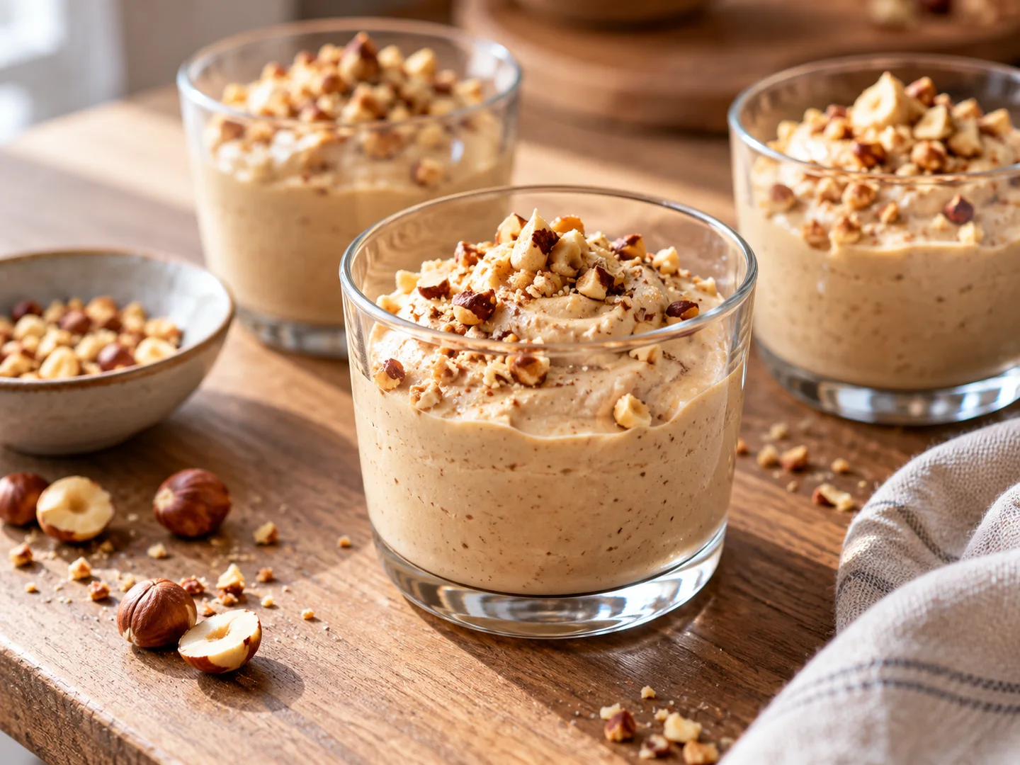 Mousse au pralinÃ© aÃ©rienne