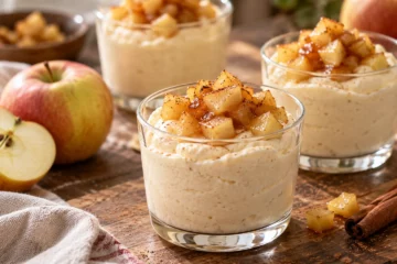 Mousse lÃ©gÃ¨re Ã  la pomme en verrines