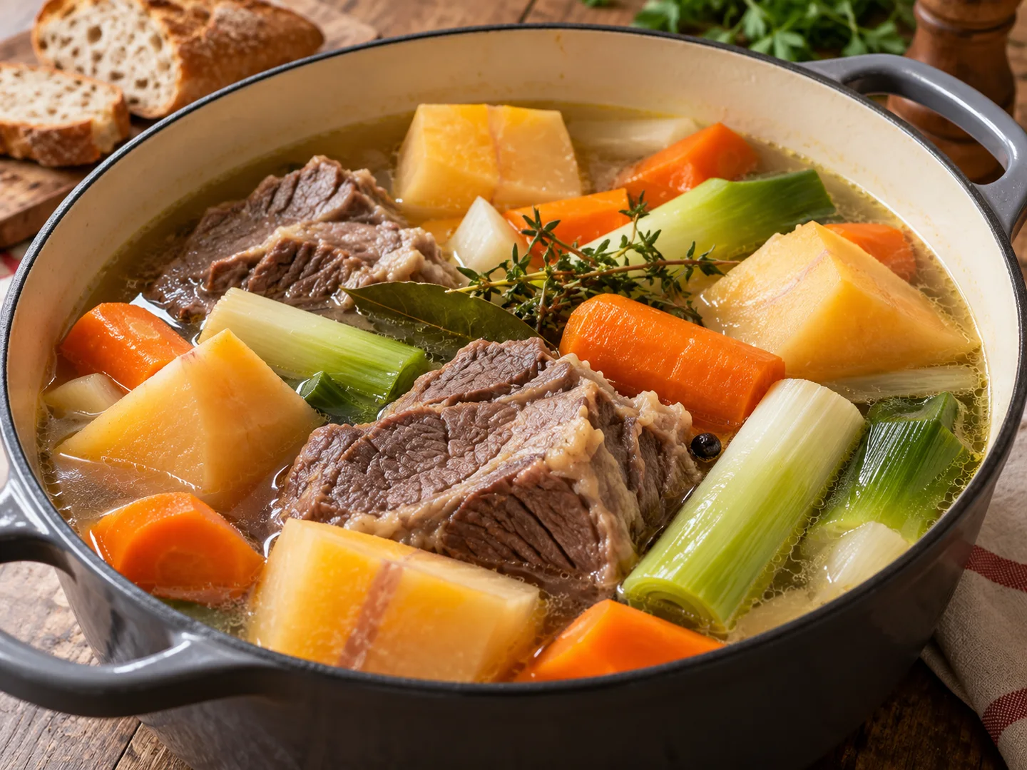 Pot-au-feu de bÅ“uf au rutabaga