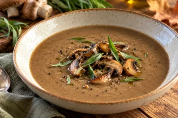 Potage de champignons Ã  lâ€™estragon