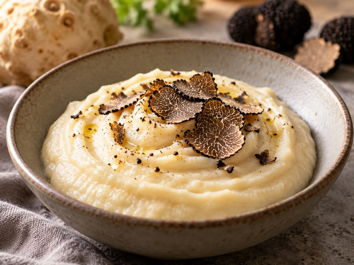 PurÃ©e de cÃ©leri-rave Ã  la truffe