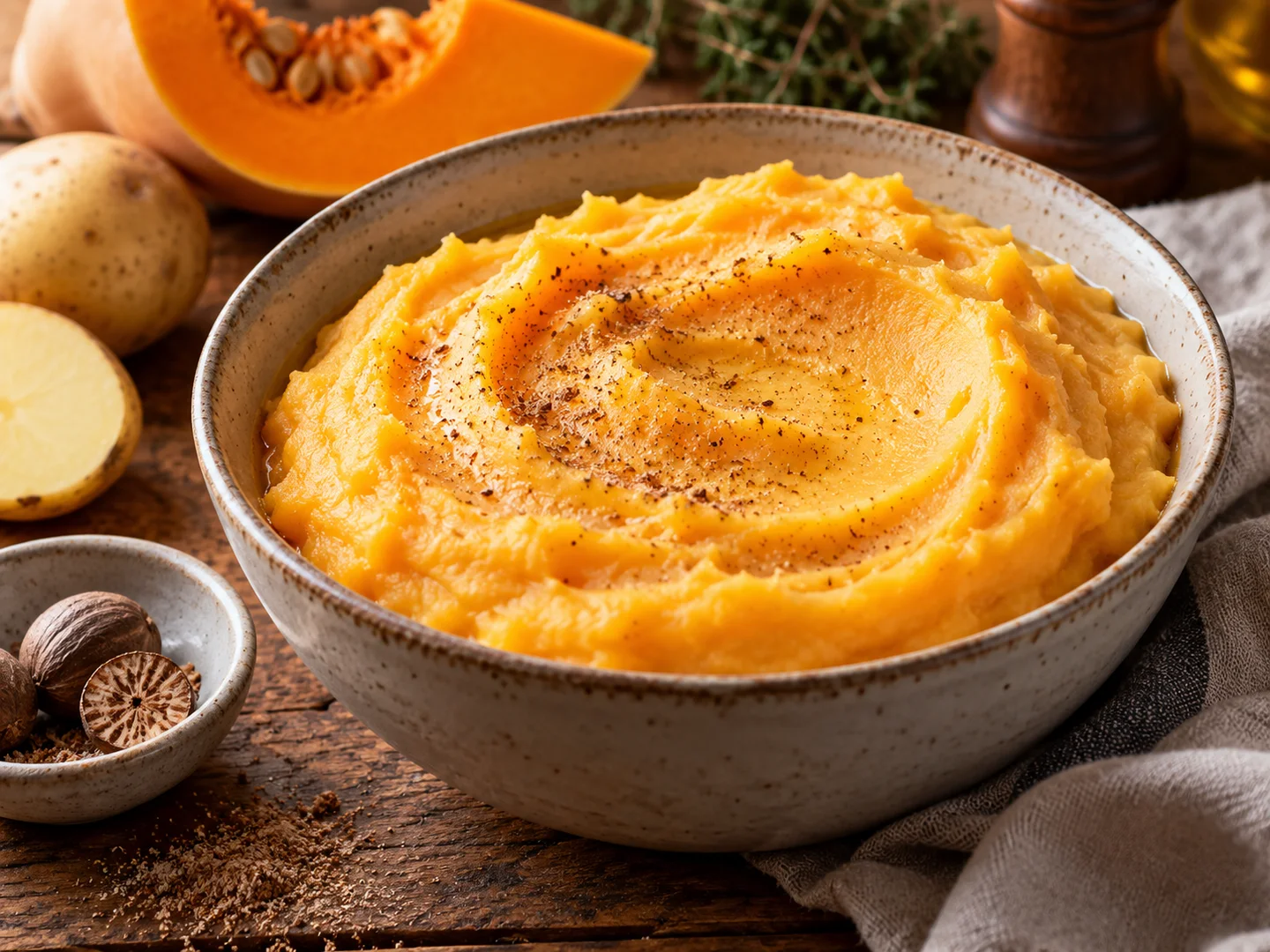 PurÃ©e de courge et pommes de terre