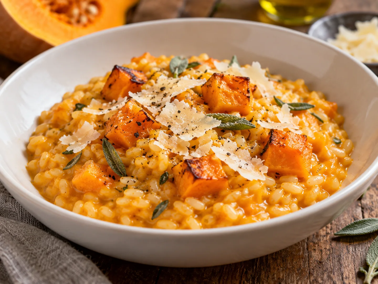 Risotto Ã  la courge et au parmesan