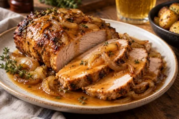 RÃ´ti de porc Ã  la biÃ¨re blonde