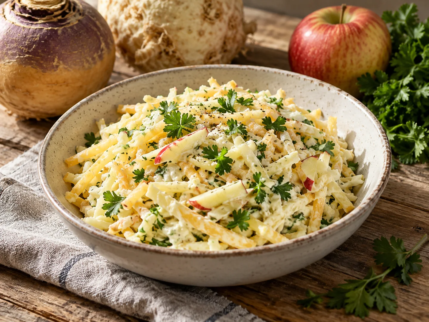 RÃ©moulade de rutabaga et cÃ©leri