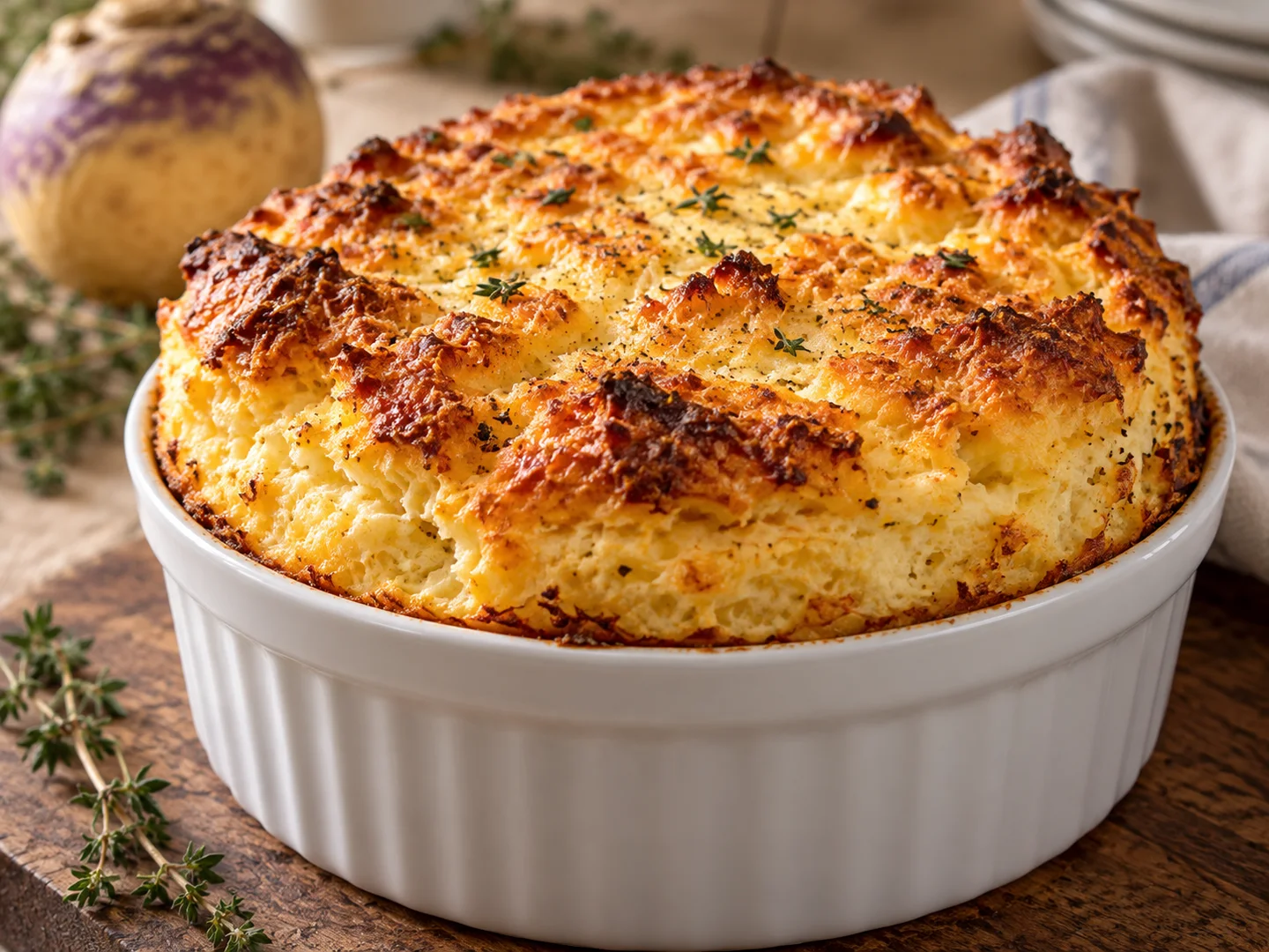 SoufflÃ© de rutabaga au fromage