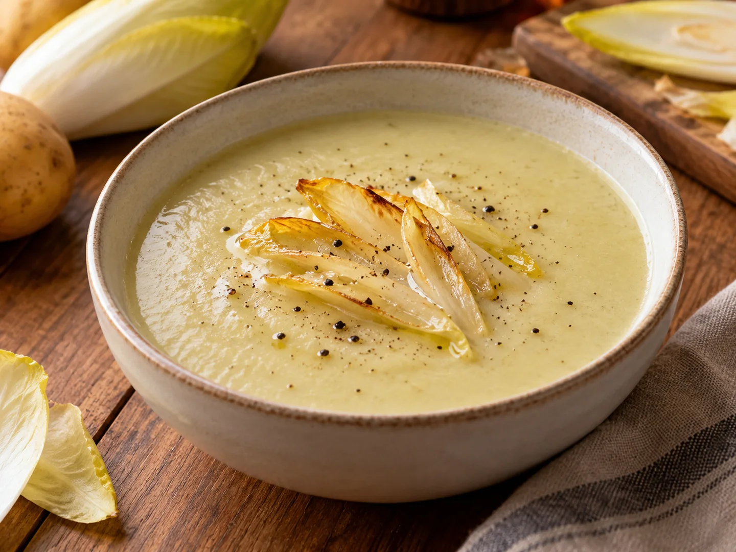 Soupe dâ€™endives et pommes de terre