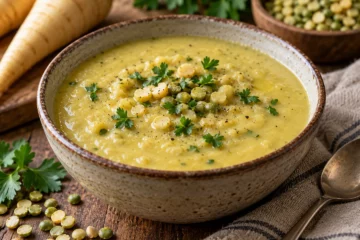 Soupe de panais et pois cassÃ©s