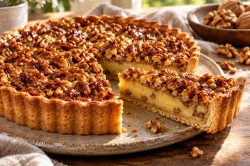 Tarte aux noix et Ã  la vanille