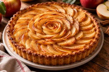 Tarte aux pommes et cannelle