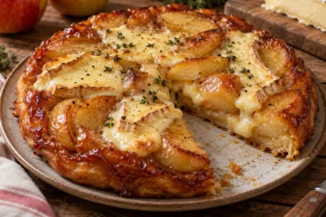 Tatin salÃ©e aux pommes et reblochon