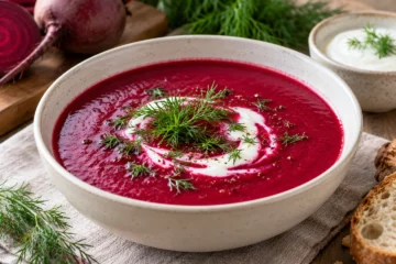 VeloutÃ© de betterave Ã  lâ€™aneth