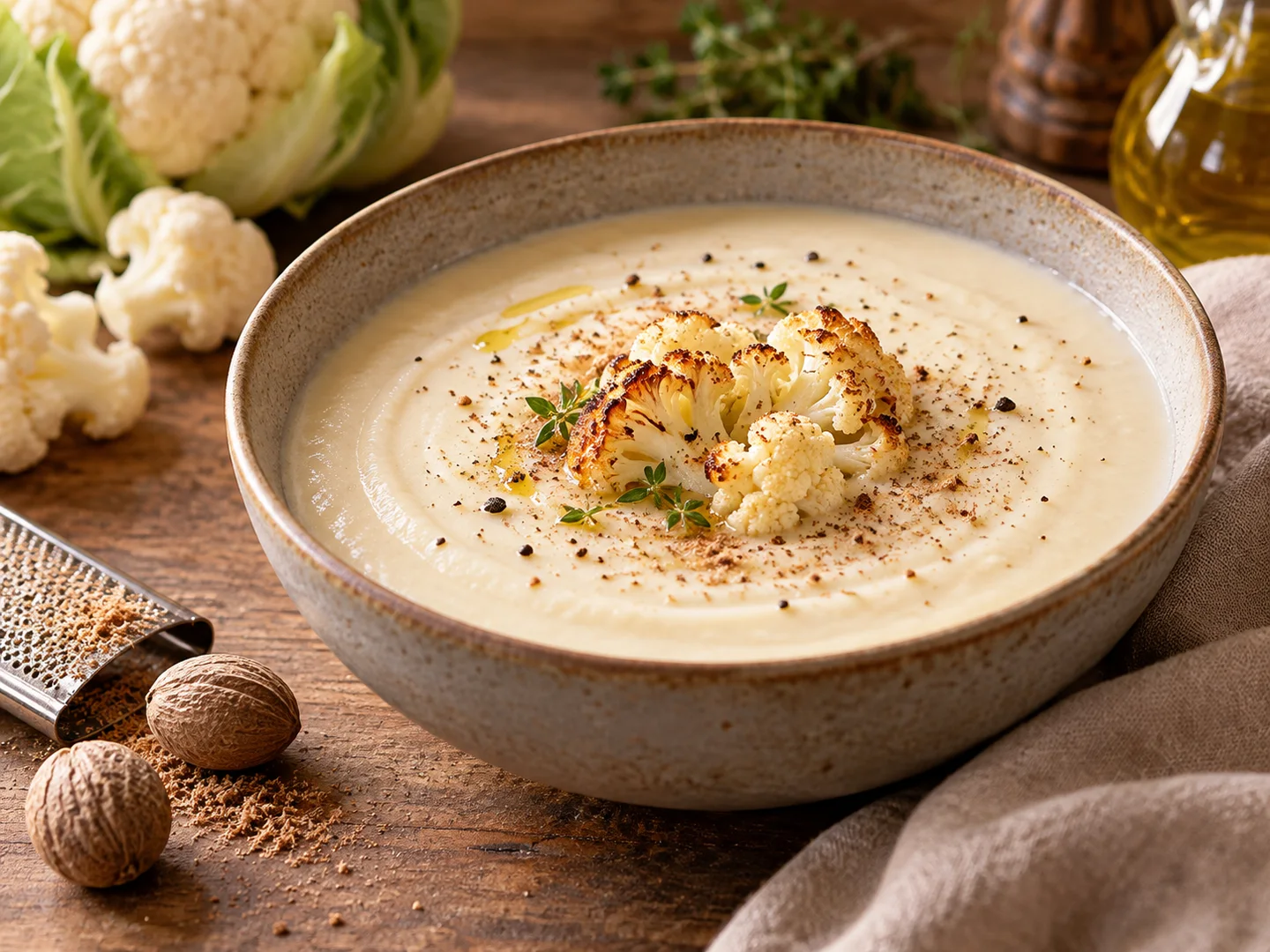 VeloutÃ© de chou-fleur Ã  la muscade