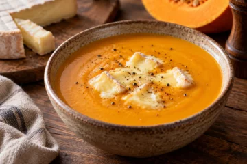 VeloutÃ© de potiron au reblochon